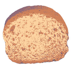 slice of bread pixel art