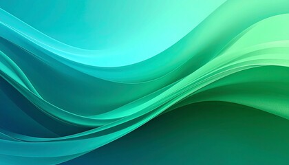 Emerald green to turquoise blue gradient with a fresh, natural feel