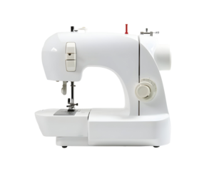 sewing machine isolated on white