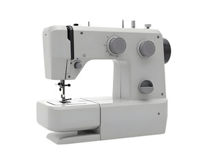 sewing machine isolated on white