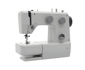 sewing machine isolated on white