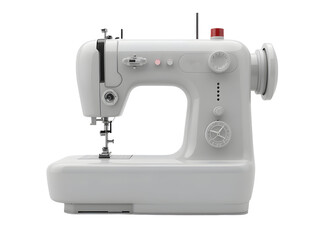 sewing machine isolated on white