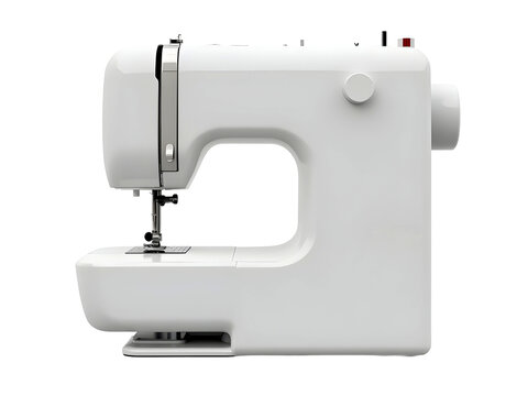 sewing machine isolated on white