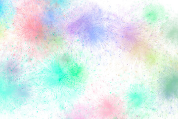 カラフルな飛沫の背景