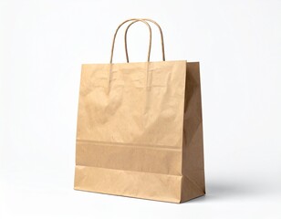 ショッピングバッグ モックアップ 白背景