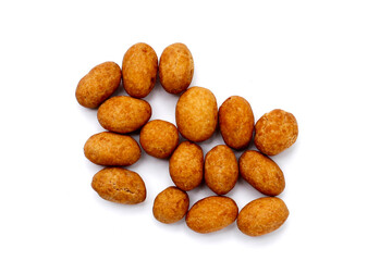 Coconut cream coated peanuts snack