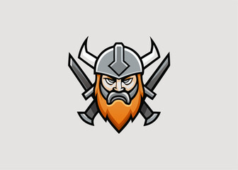 Viking Warrior: A powerful illustration of a fearsome Viking warrior, ready for battle, showcasing strength, courage, and a historical theme. 