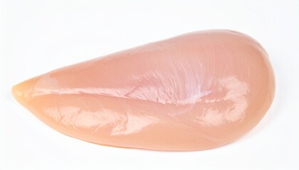Modern Lean Chicken Breast for Healthy Cooking on Isolated White Background