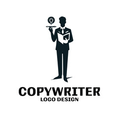 Copywriter Vector Logo Design
