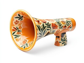 Decorative Ceramic Megaphone