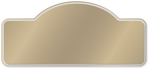 Fototapeta premium Gold Gradient Decorative Frame with Gold Border