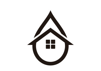 Oil home logo template