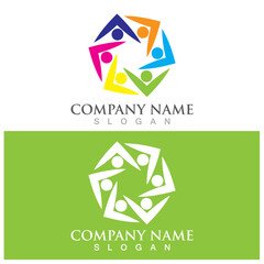 comunity people icon vector illustration template design