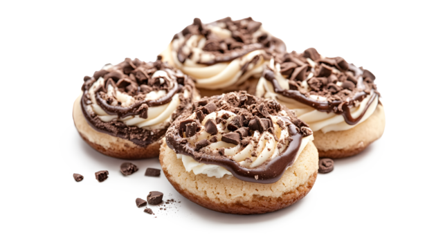 Filled cream cookies