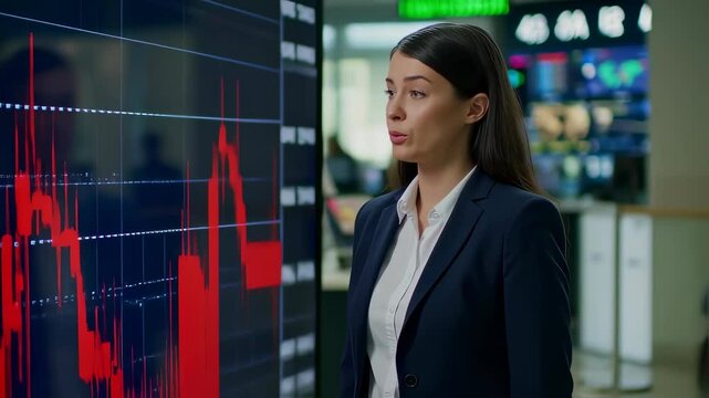 Holographic Screen Financial Market