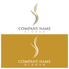 Obraz premium hair treatmen logo and vector template