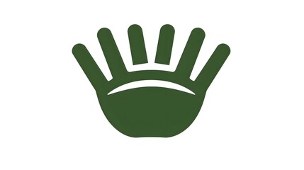 Obraz premium Money Care Hands Icon: Professional Bicolor Flat Glyph for Financial Services