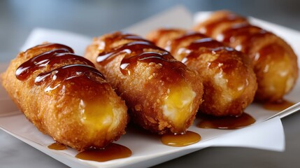 Enjoy the crispy goodness of jumbo corn dogs, coated in sweet honey batter for a delightful treat any time