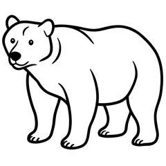 Minimal Bear Vector on White