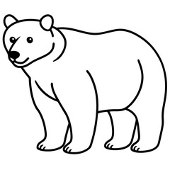 Minimal Bear Vector on White