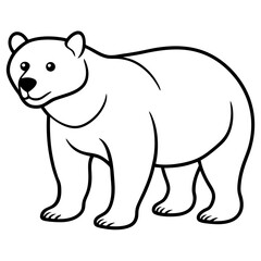 Minimal Bear Vector on White