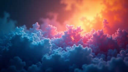 Stunning Colorful Cloudscape at Sunrise/Sunset