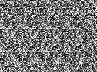 和柄　小紋　シルエット素材