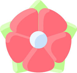 bromeliad illustration on a white background     