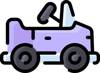 car illustration on a white background     
