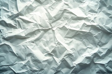 Fototapeta premium Wrinkled white paper texture