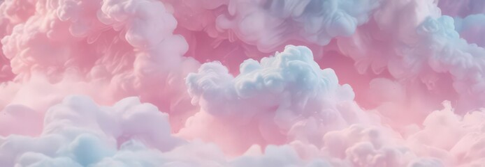Fototapeta premium Abstract pastel gradient, cotton candy texture, vibrant, airy