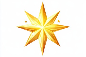 Obraz premium Golden, intricate star design