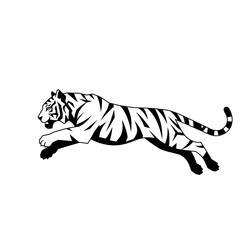 Obraz premium tiger vector illustration