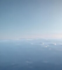 Obraz premium Gentle, hazy light blue gradient, reminiscent of a tranquil morning sky , cloud, haze