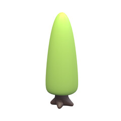 3d rendered pine tree