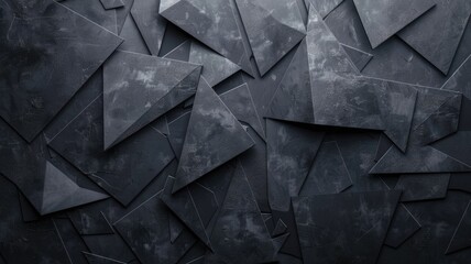 Abstract picture of black geometric texture graphic with minimal, monochrome style design. Modern art present about the seamless pattern textiles perfect for creative background and wallpaper. AIG53.