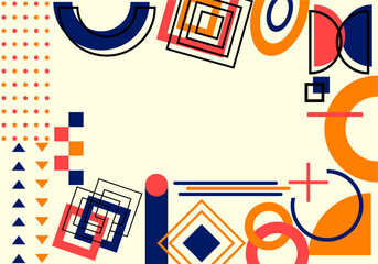 geometric background abstract Free Vector blue pink