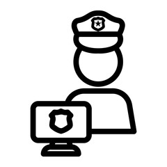 security Line Icon