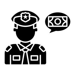 policeman Solid icon