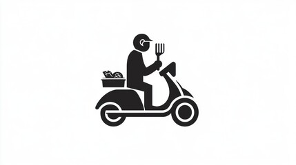 Food Delivery Scooter Icon (1)