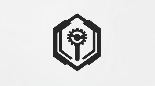 Bicycle Gear Repair Shop Logo - Powered by Adobe