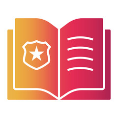 book Gradient icon