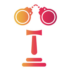 criminal law Gradient icon