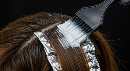 Hair Transformation: Blonde Highlights, Dye, Foil, and Brush for Stunning Results - Brunette to Blonde Beauty!