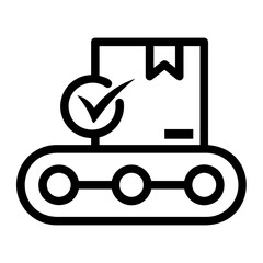control system Line Icon