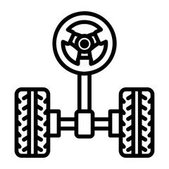 control system Line Icon