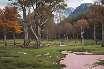 Obraz premium autumn in the park