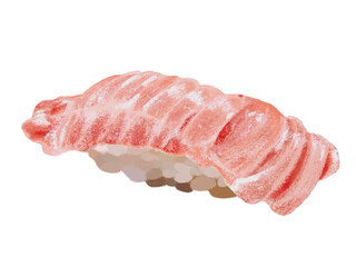 まぐろの握り寿司一貫（大トロ）皿なし