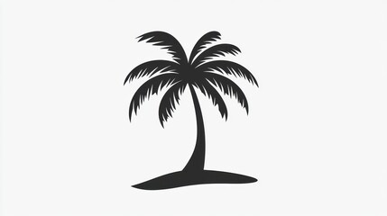 Silhouette Palm Tree Graphic