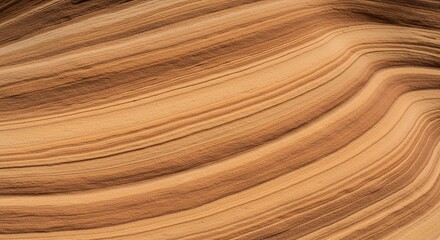 Curved Rock Formation Displaying Unique Layered Patterns and Shades